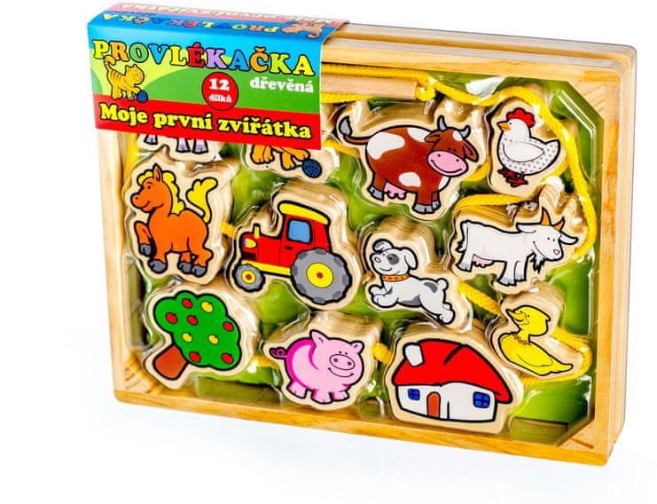 Teddies Nawlekanka Moje pierwsze Zwierzęta drewno Raty 10x0% do 15.04.2022!