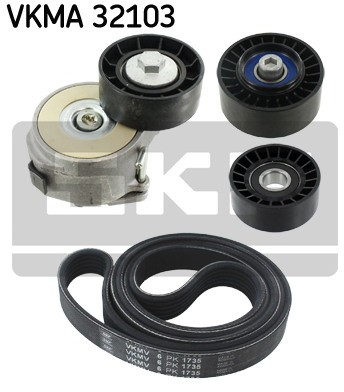 SKF Zestaw paska klinowego wielorowkowego VKMA 32103
