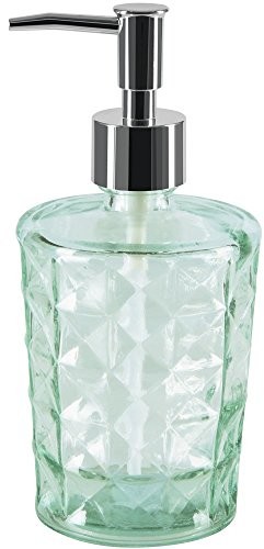 Spirella spirella dozownik mydła Carla szklany dozownik do mydła w płynie-400 ML Zielony