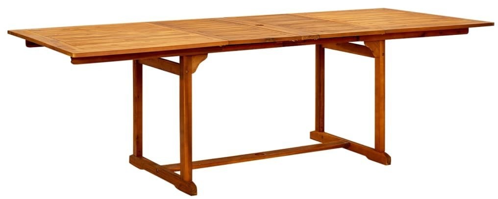 vidaXL Lumarko Ogrodowy stół jadalniany, (160-240)x100x75 cm, drewno akacjowe! 316566
