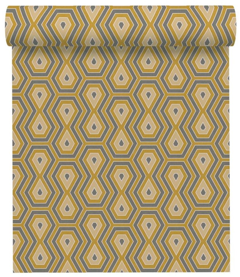 Tapeta Jungle Chic 377074 złota winylowa na flizelinie