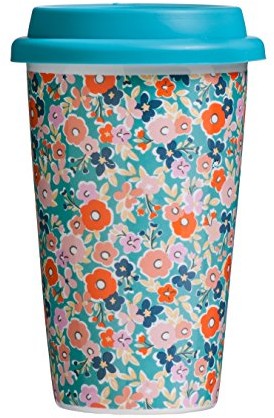 Premier podróż Pretty Mug ciepła, z pokrywką, porcelana/silikonowe, kolorowa, 330 ML 0722879