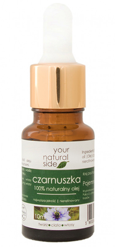 Your Natural Side 100% naturalny olej z czarnuszki - 10 ml YOUNZNI