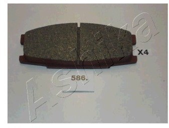 Ashika Zestaw klocków hamulcowych, hamulce tarczowe 50-05-586