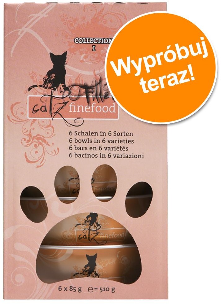 Catz Finefood Pakiet próbny filety 6 x 85 g Pakiet próbny| Dostawa GRATIS od 89 zł + BONUS do pierwszego zamówienia