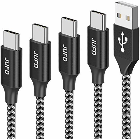 3M JUFD JUFD Kabel USB C, 0,5m 1m 2m 4 Sztuki 2018-4-12