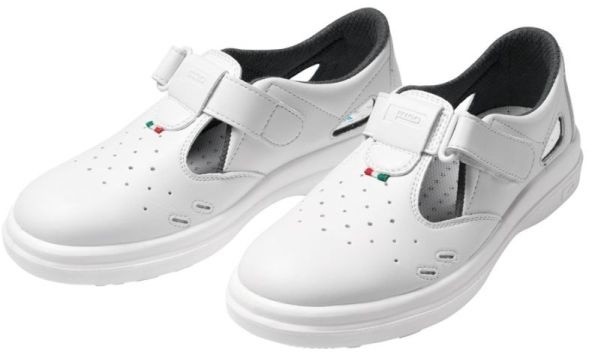 Cerva BUTY PANDA SANITARY dla przemysłu spożywczego LYBRA S1 SRC - sandały ochronne z mikrofibry z podnoskiem - 36-47.