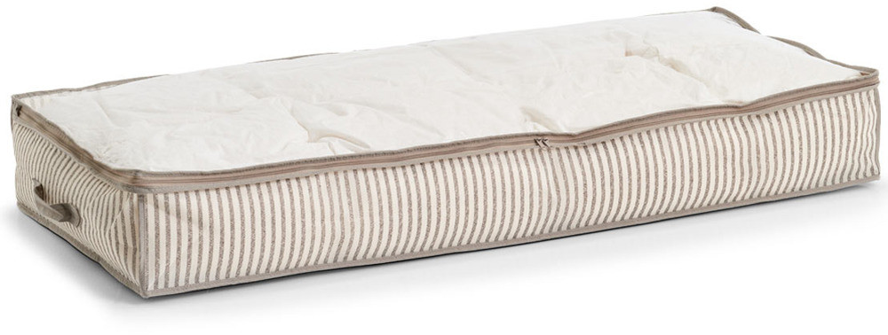 ZELLER Pokrowiec na pościel ubrania beżowy 104x46x15 cm ZELLER B07FK8JXNX