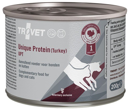 Trovet Unique Protein UPT Indyk dla psa i kota puszka 200g DLA ZAMÓWIEŃ + 99zł GRATIS!