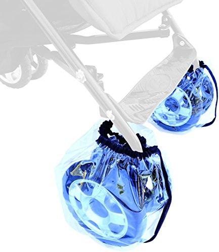 Sunnybaby Sunny Baby 11900.0 koła folia zapewnia ochronę Buggy koła, opakowanie 2 sztuki, przezroczysty