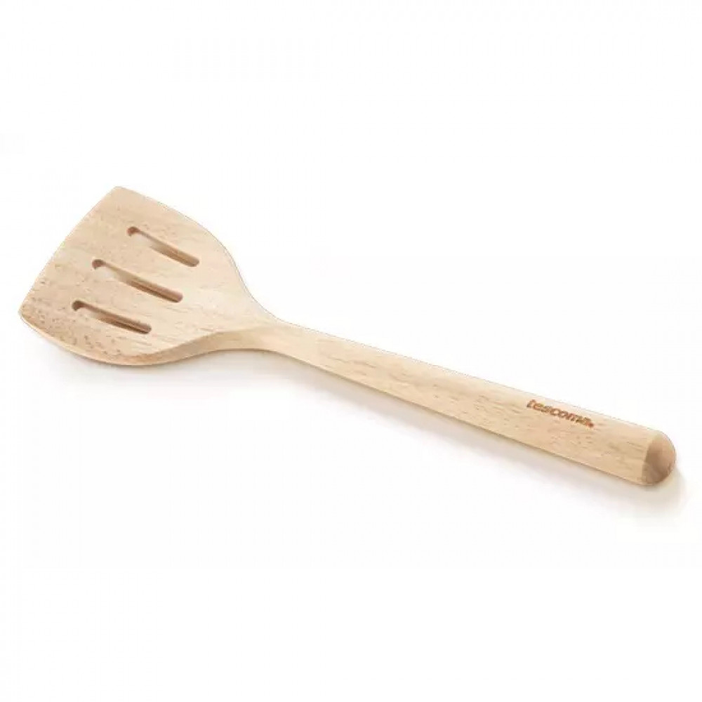Tescoma Feelwood 30 Cm Beżowa Ażurowa Łopatka Kuchenna Drewniana