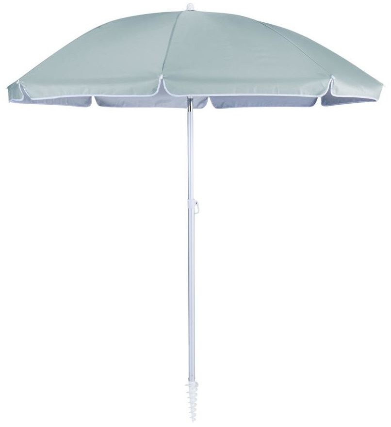 NATERIAL Parasol plażowy okrągły Vali 200x215 cm zielony Naterial