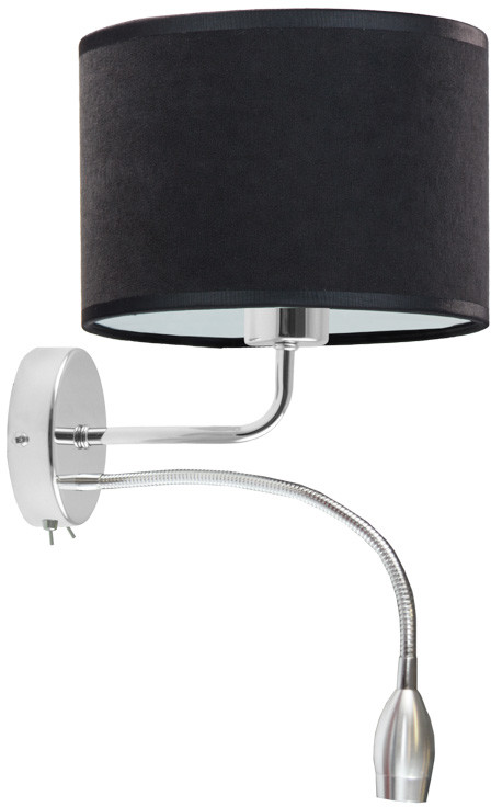 LYSNE Oprawa ścienna z welurowym abażurem CAPRI VELUR 14535V/1111