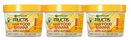 Garnier Fructis Hair Food 3 pojemniki o pojemności 390 ml - ogółem: 1170 ml - banan