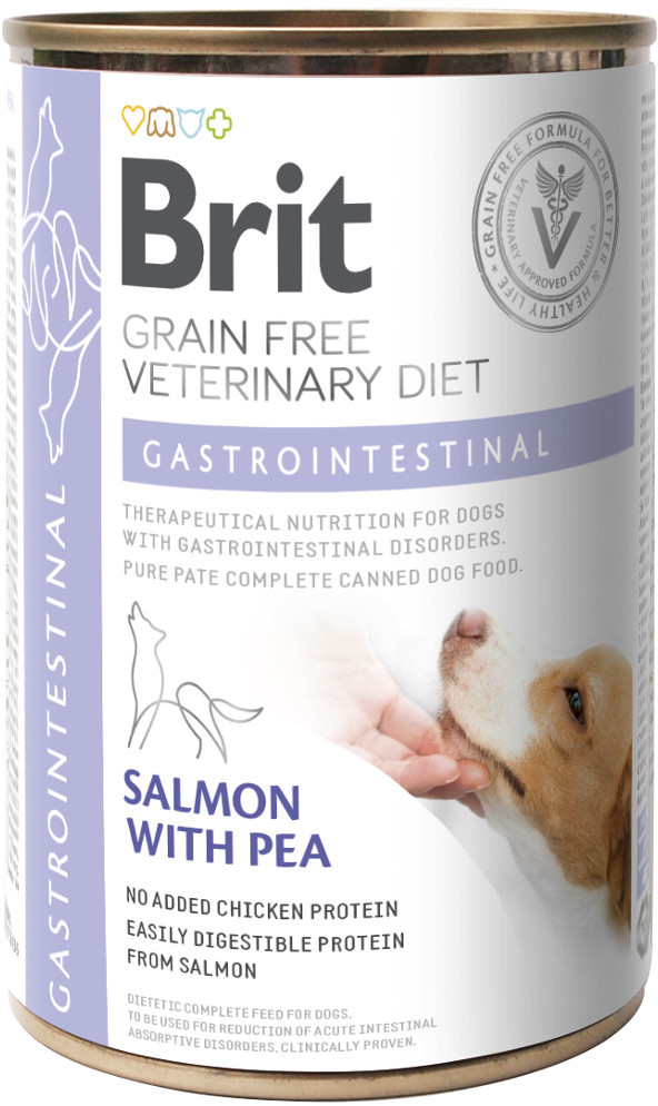 Brit VET Brit Veterinary Diet Gastrointestinal Salmon&Pea Mokra Karma dla psa op 400g