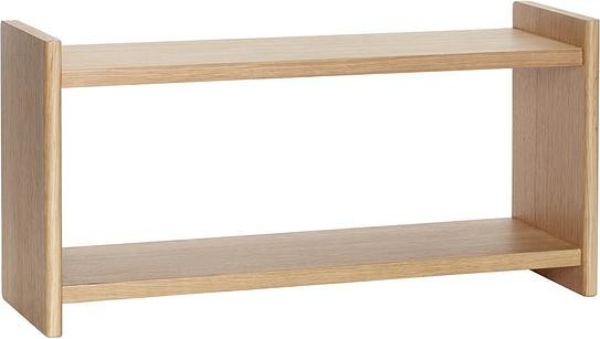 Hübsch Półka ścienna Hübsch 62 cm drewniana podwójna 881209