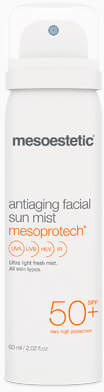 Mesoestetic Mesoprotech Antiaging Facial Mist mgiełka do twarzy z ochroną przeciwsłoneczną SPF50 60ml