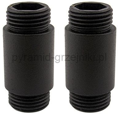 Varioterm Przedłużka dł. 30 mm GZ 1/2 x GZ1/2 - czarny strukturalny 000M830A1430