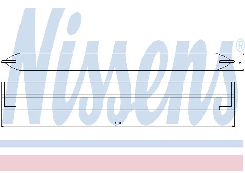 NISSENS Osuszacz klimatyzacji 95499