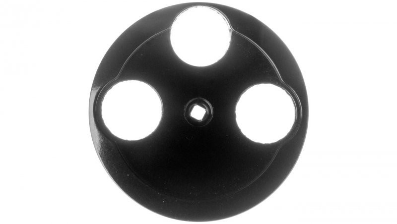 Hager polo 1930 Element centralny do gniazda antenowego 3-wyjściowego czarny 106421 106421