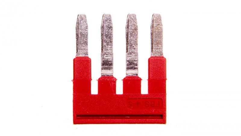 Phoenix Contact Mostek wtykany 4-biegunowy 5,2mm czerwony FBS 4-5 3030187 /50szt./ 3030187