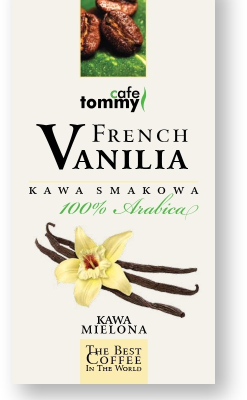 Tommy Cafe Kawa smakowa French Vanilla mielona KSFV150M