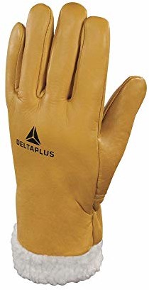 Delta Plus (EX-venitex)-fbf15 zima Thermal futra skóra podszewka rękawice robocze fbf15 EU/UK - żółty