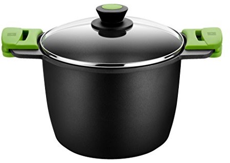 Pinti Inox Odlew aluminiowy pot wysokiej jakości szklany Priority 20 cm A403920