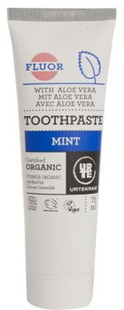Urtekram (kosmetyki) PASTA DO ZĘBÓW MIĘTOWA Z FLUOREM EKO 75 ml - 5765228837931