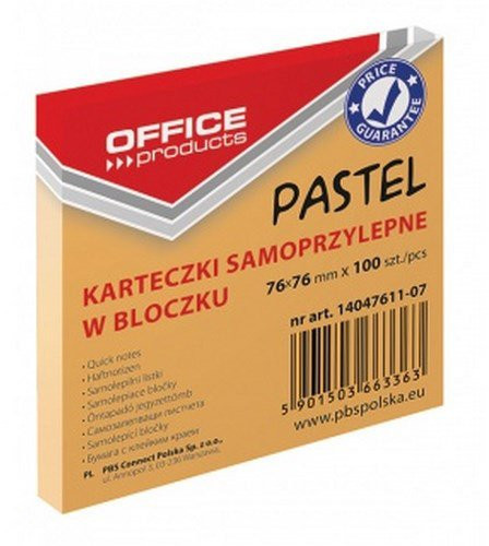 Office products Karteczki samop. 76x76 past. Poma.
