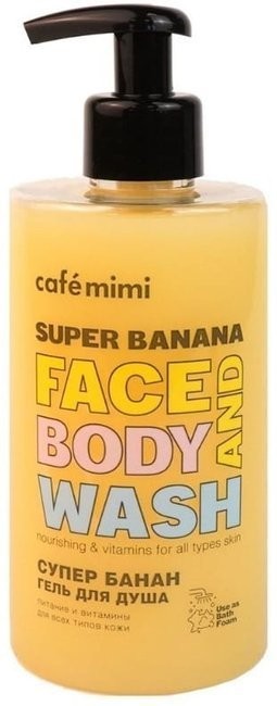 Le Cafe Cafe Mimi Mimi SUPER BANANA Żel do mycia twarzy i ciała 450ml 60057-uniw