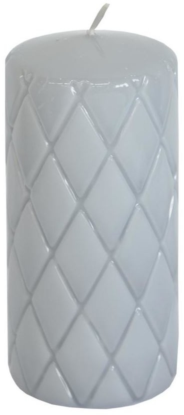 Świeca pieńkowa PIK popielata wys. 15 cm