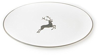 Gmundner Keramik Manufaktur GmbH Gmundner ceramika manufaktura 0319pose28 szarą jeleń blat, owalna, 28 x 21 cm