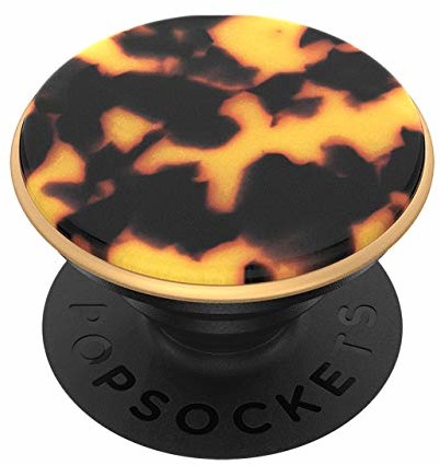 PopSockets wymienna, wysuwana podstawa i uchwyt do smartfonów i tabletów  Acetate Classic Tortoise