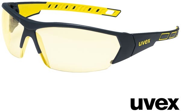 Фото - Засоби захисту UVEX UX-OO-WORKS - szaro/stalowe okulary ochronne, filtr UV 400, niezaparowując 