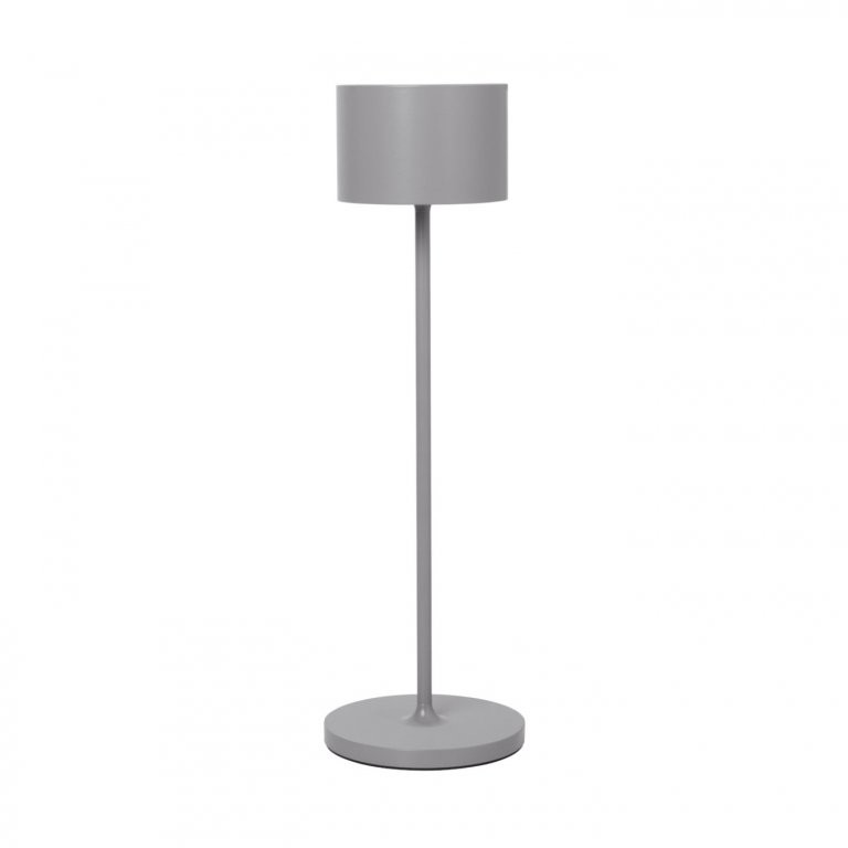 Blomus Przenośne, stojące na podłodze Lampa LED Farol szary