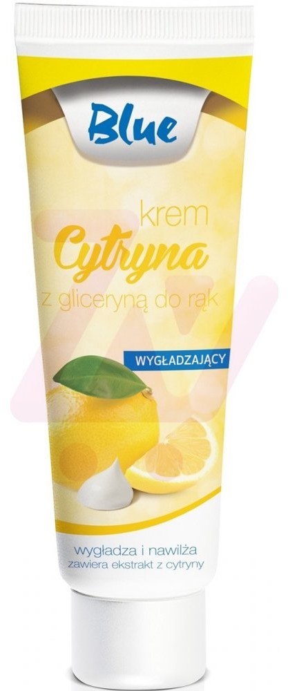 Delko BLUE Krem do rąk glicerynowo cytrynowy delikatny żółty 100ml