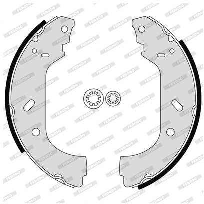 FERODO (FEDERAL-MOGUL) Zestaw szczęk hamulcowych (FEDERAL-MOGUL) FSB535