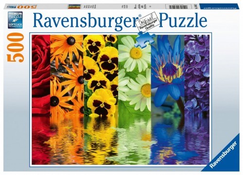 Ravensburger Puzzle 500 elementów Kwiatowe refleksje