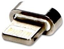 No name USB 2.0 Redukcja Magnetický konec-Lightning M 0 srebrna redukcja do kabla magnetycznego KAULIMGS01