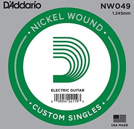 D'Addario Nickel Wound ball End Single Strings NW049