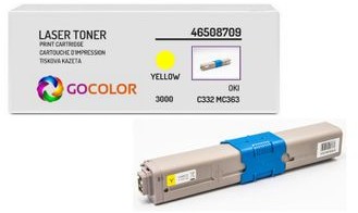 GOCOLOR Toner do oki C332dn MC363dn MC363dnw 46508709 Yellow