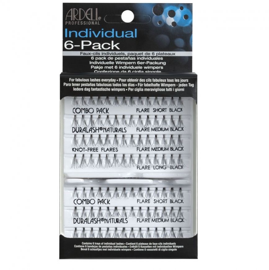 Ardell Individual Naturals Combo Black 6 Pack 60075