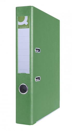 Q-CONNECT segregator Hero z szyną, PP, A4/55mm, zielony KF15984