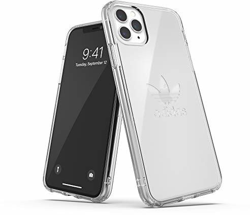 Adidas Oryginalne etui kompatybilne z iPhone 11 Pro Max, duże logo z nadrukiem, przezroczyste etui ochronne na telefon komórkowy - przezroczyste 36406