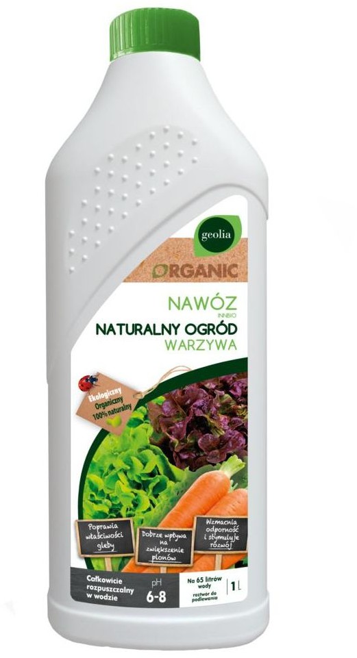 GEOLIA Nawóz ekologiczny do warzyw 1 l GEOLIA