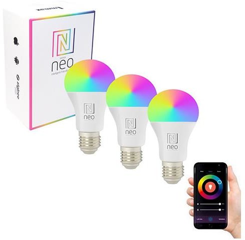 Immax Neo Immax NEO 07733C - SET 3x LED RGB Ściemniana żarówka E27/11W/230V Wi-Fi Tuya