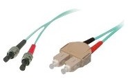 Tecline 7.5m 50/125m 2 x ST/SC kabel optyczny 4048889018743