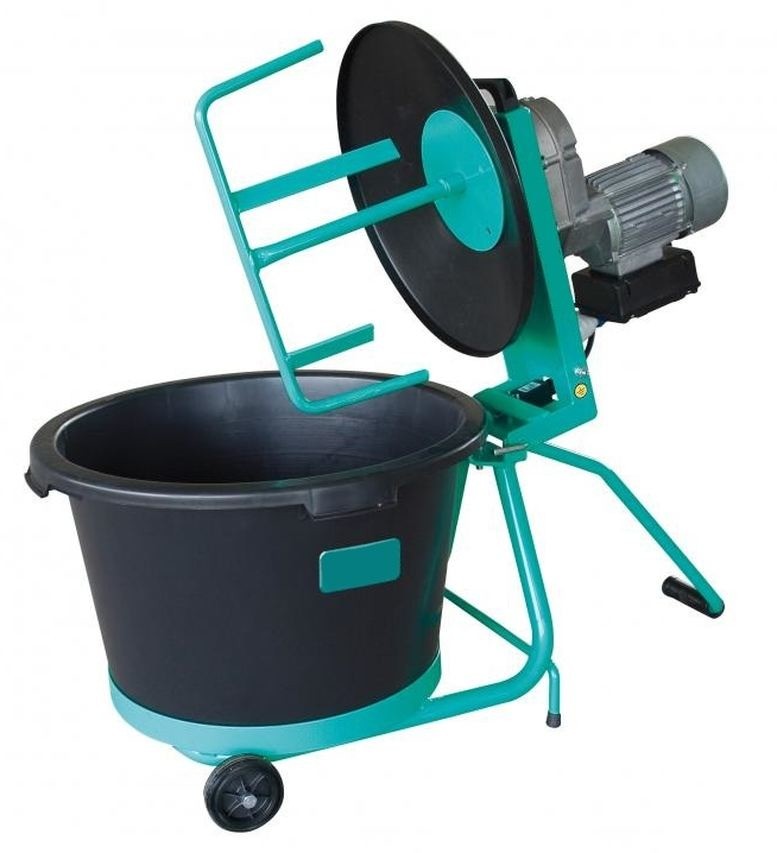 056 DOSTAWA GRATIS! 05668328 Profesjonalna mieszarka do zapraw pojemność zbiornika 65 L prędkość mieszania 55 l/min. silnik 230V/50Hz 0.55 kW 5 A) 68328-uniw