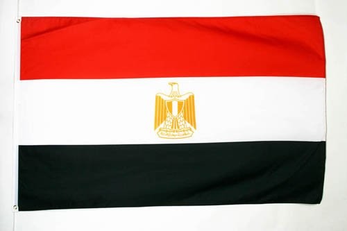 AZ FLAG Flaga Republiki Egipt Egipt 150 x 90 cm  arabskimi cyframi flaga 90 x 150 cm drobnym poliester  flagi AZ Flag 3,70073E+12